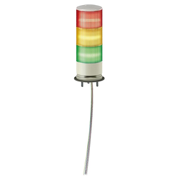 Coluna Luminosa Monobloco C Sirene Mont.Direta Na Base Vm Am Vd XVGB3SW SCHNEIDER
