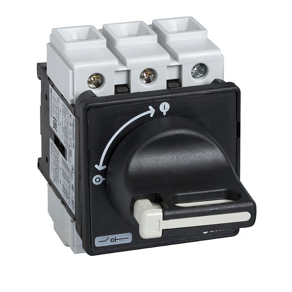Interruptor Seccionador Vario 12A Manopla Preta 4 Parafuso VBF02 SCHNEIDER