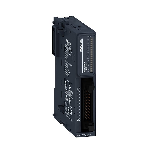 Módulo De Saídas Digitais - 16 Saídas - Source - 24 Vdc - Conector He10 TM3DQ16TK SCHNEIDER