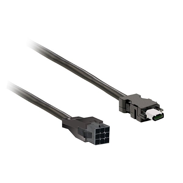 Cabo Encoder Blindado Para Motor Bch2 Montado Com Conector Plastico - 3M VW3M8D1AR30 SCHNEIDER