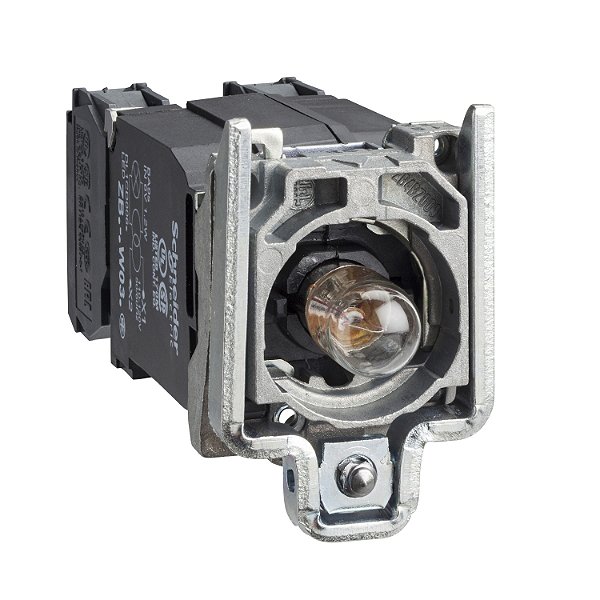 Corpo Para Botão Luminoso Modular Metálico, Com Lâmpada Ba9S, Na+Nf, 110...120Vca ZB4BW035 SCHNEIDER