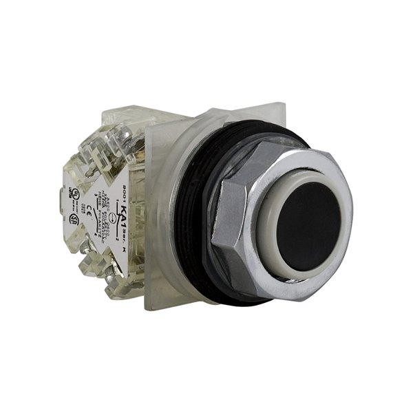 Botao 30Mm Metalico A Impulsao Embutido G.Alta 1Na 1Nf Preto 9001KR2BH13 SCHNEIDER