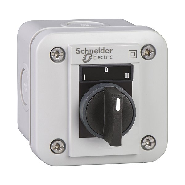 Botoeira 22Mm Plastica 1 Comutador 3 Posicoes Fixas I O I XALE1333 SCHNEIDER