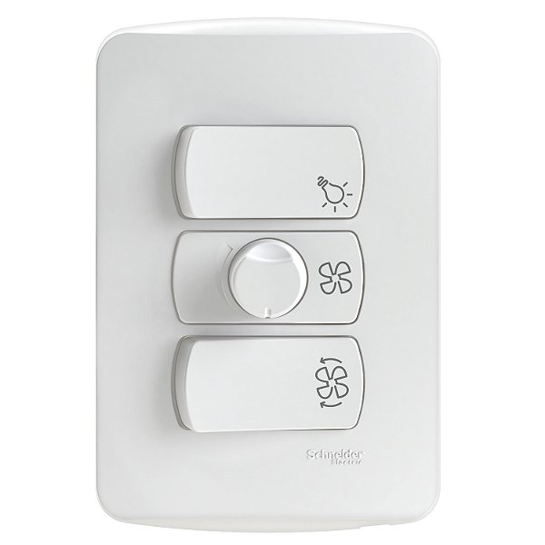 Conj Variador De Velocidade P/ Ventilador 220V 250W + 2 Interruptores Paralelos S3B69660 SCHNEIDER