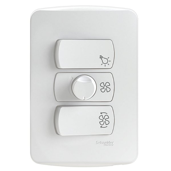 Conj Variador De Velocidade P/ Ventilador 127V 150W + 2 Interruptores Paralelos S3B69610 SCHNEIDER