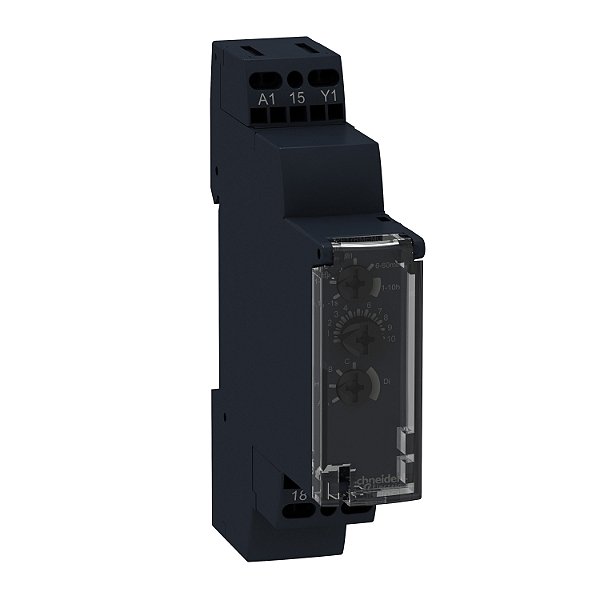 Rele Temporizador Eletronico Multifuncao 24Vcc 24-240Vca RE17RMEMU SCHNEIDER