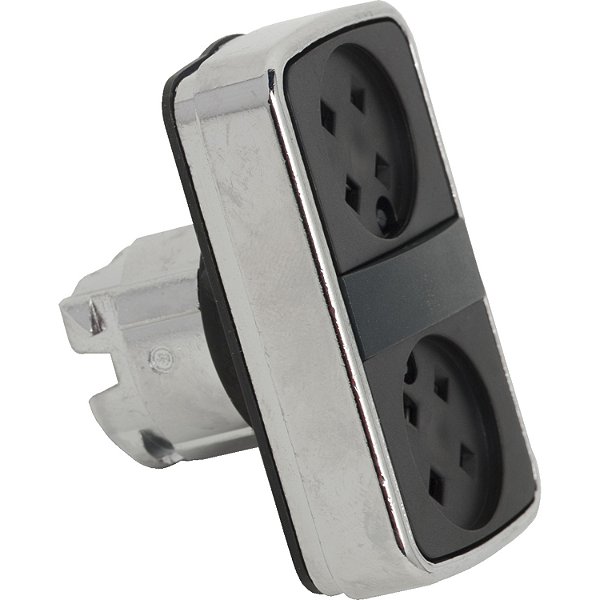 Cabeçote Para Botão Duplo Ø22Mm Metálico, Retorno Por Mola, Sem Pastilha ZB4BA79 SCHNEIDER
