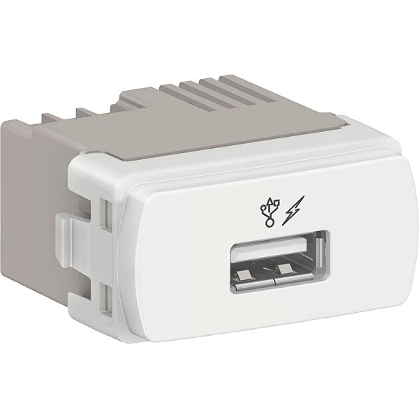Miluz - Usb Charger 2.0 1A 127/220V - 1 Module - White S3B70810 SCHNEIDER