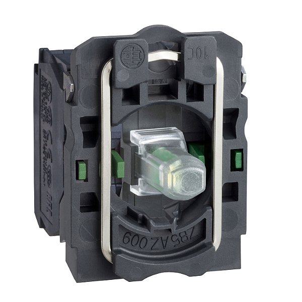 Corpo Para Botão Luminoso Modular Plástico, Com Led Integral, Verde, 2Na, 230...240Vca ZB5AW0M33 SCHNEIDER