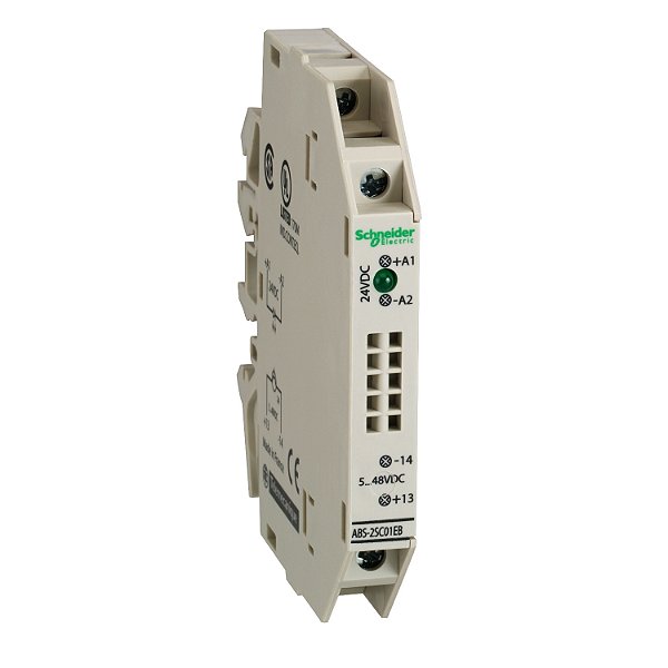 Interface Com Saida De Estado Solido 9.5Mm 24Vcc 24 48Vcc ABS2SC01EB SCHNEIDER