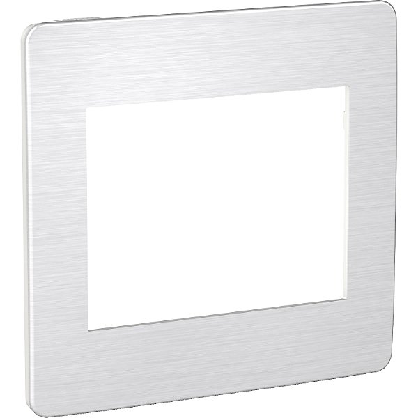 Placa 4X4 6 Postos Br/Alu Cosmic Grey S733203635 SCHNEIDER