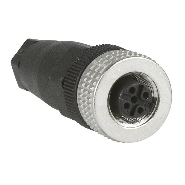 Conector M12 Reto 4 Pinos XZCC12FDM40B SCHNEIDER