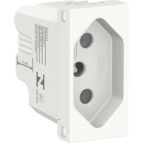 Modulo Tomada Br 2P+T 20A 250V 1M Br S70203104 SCHNEIDER