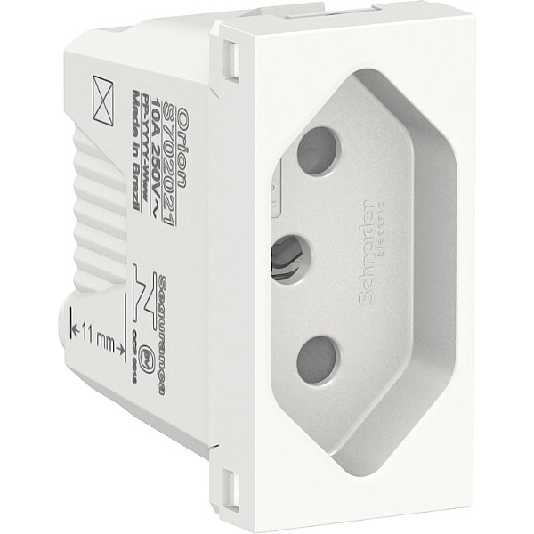 Modulo Tomada Br 2P+T 10A 250V 1M Br S70202104 SCHNEIDER