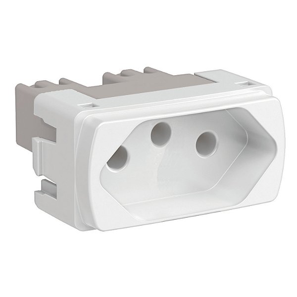 Modulo Tomada 2P+T 10A 250V 1M Br S3B70340 SCHNEIDER