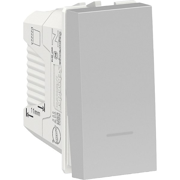 Modulo Interruptor Simples 10Ax 250V 1M Al S70110174 SCHNEIDER