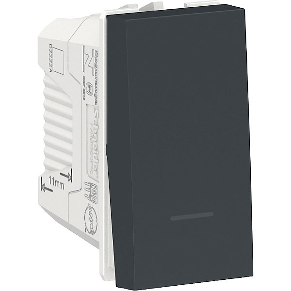 Modulo Pulsador Universal (Sem Gravacao) 10A 250V 1M Gr S70110694 SCHNEIDER