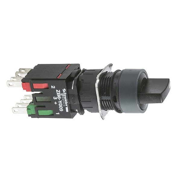 Comutator Plastico 16Mm Com Manopla Redondo 3Pos Fixas 1Na 1 XB6AD235B SCHNEIDER