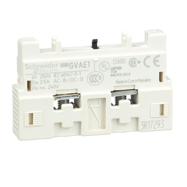 Contato Auxiliar Instantaneo Frontal 1Na Ou 1Nf Tesys Gv2-Gv3 GVAE1 SCHNEIDER