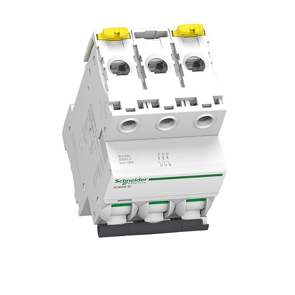 Disjuntor Acti9 Ic60N 3P Curva D 40A 440V A9F75340 SCHNEIDER