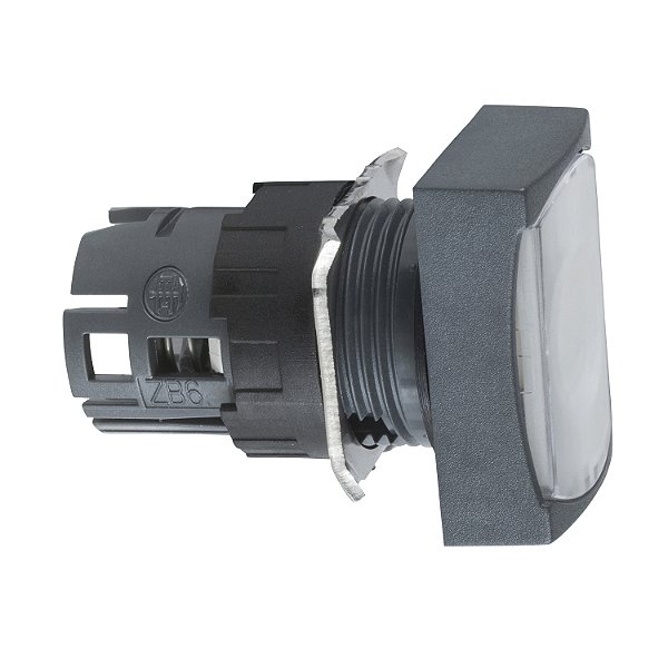 Cabecote Para Botao 16Mm Luminoso Retangular Branco ZB6DF1 SCHNEIDER