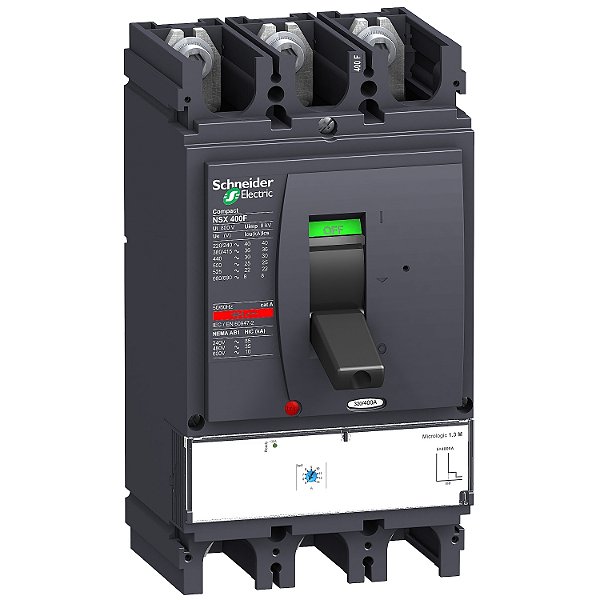 Disjuntor Nsx400N Micrologic 1.3M 3P LV432749 SCHNEIDER