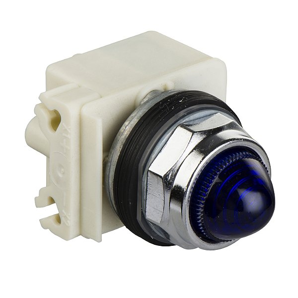 Sinalizador 30Mm Metalico Com Trafo 220 6V Azul 9001KP7L9 SCHNEIDER