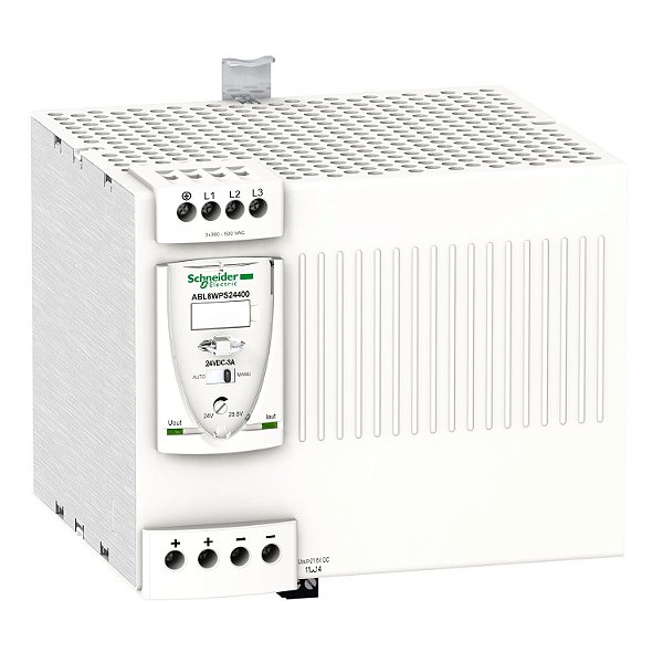 Fonte De Alimentação Chaveada Universal - 24 Vdc - 960 W - 40 A - 380/500 Vac - Trifásica ABL8WPS24400 SCHNEIDER