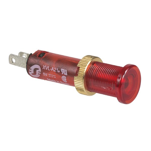 Sinalizador Ø8Mm Plástico, Led Abrigado, Vermelho, 24Vcc XVLA234 SCHNEIDER