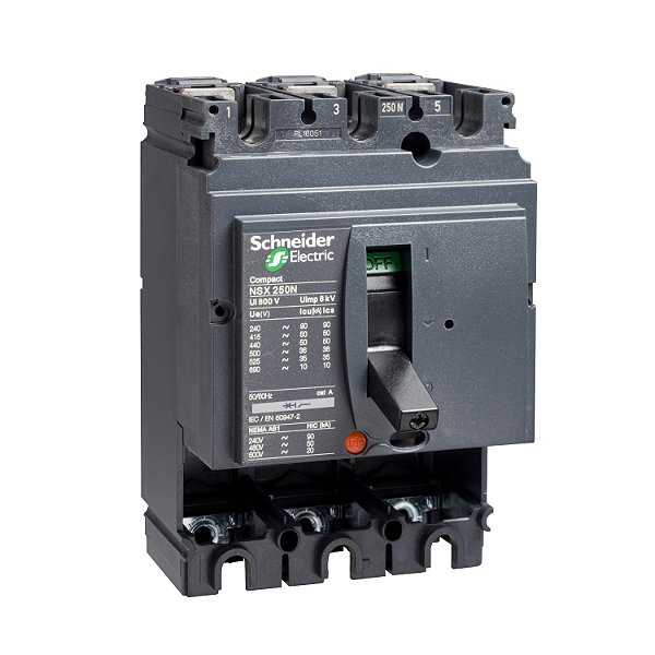 Estrutura Disjuntor Nsx250H Tripolar LV431404 SCHNEIDER