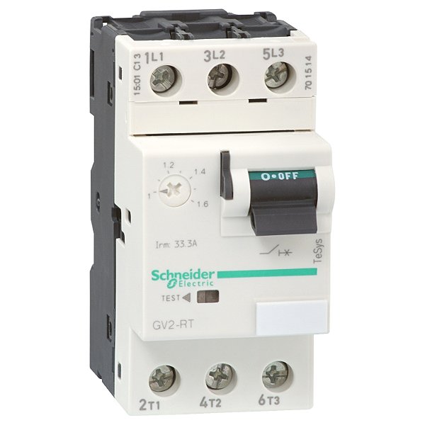 Disjuntor Termomagnetico 2.5 - 4A GV2RT08 SCHNEIDER