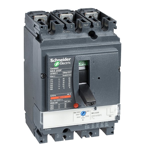 Disjuntor Nsx250H Ma150 3P LV431757 SCHNEIDER