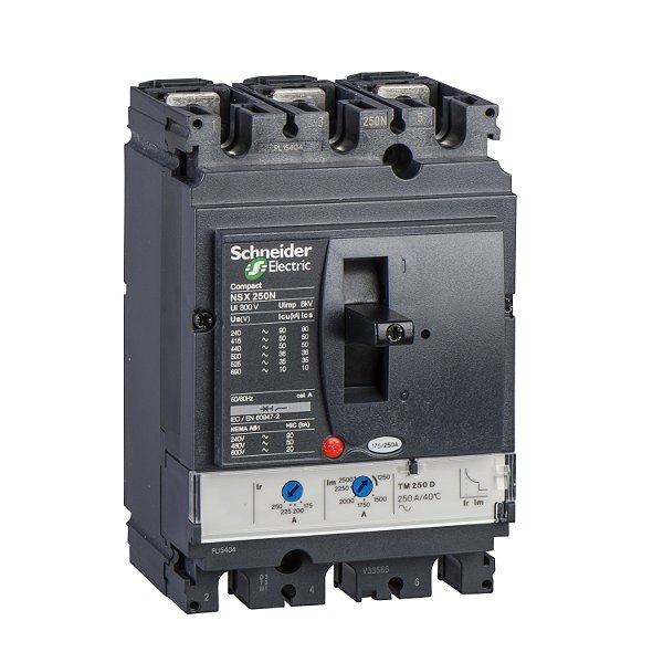 Disjuntor Nsx250F Tm160D Tripolar LV431632 SCHNEIDER