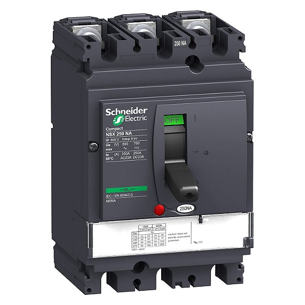 Interruptor Nsx250Na 250A Tripolar LV431629 SCHNEIDER