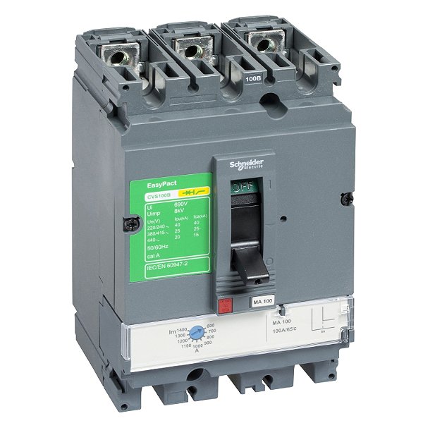 Disjuntor Easypact Cvs100F Tm100D 3P CVS100F3100 SCHNEIDER
