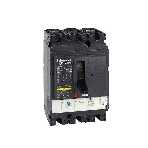 Disjuntor Nsx100H Tm50D 3P3D LV429673 SCHNEIDER