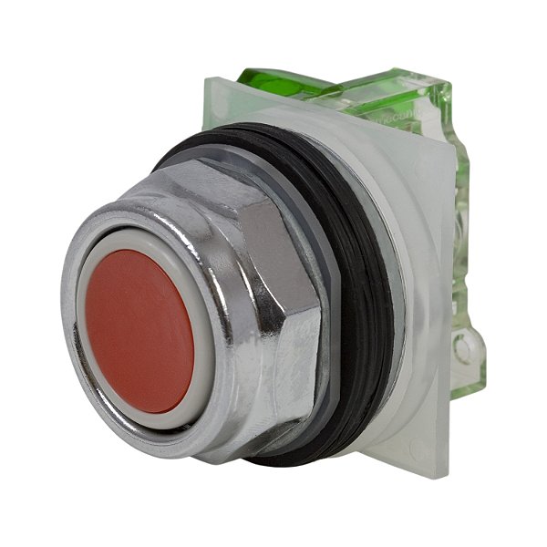 Botao 30Mm Metalico A Impulsao 1Na Vermelho 9001KR1RH5 SCHNEIDER