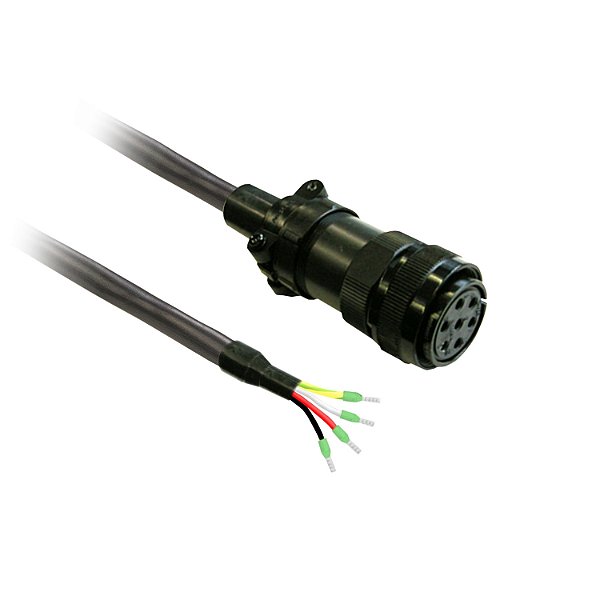 Cabo Potencia 6Mm2 Para Motor Bch2 Sem Freio E Conector Militar - 3M VW3M5D6AR30 SCHNEIDER