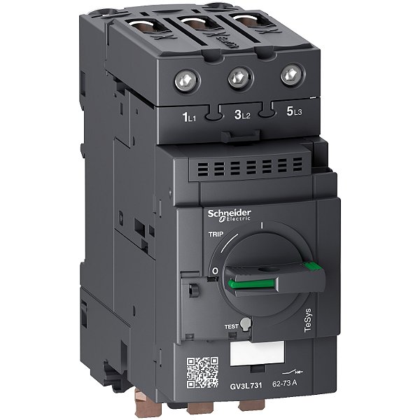 Tesys Gv3L Magnetic Motor Circuit Breaker 73A W/O Bottom Terminal Block GV3L731 SCHNEIDER