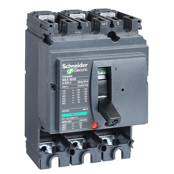 Estrutura Disjuntor Nsx160H Tripolar LV430404 SCHNEIDER