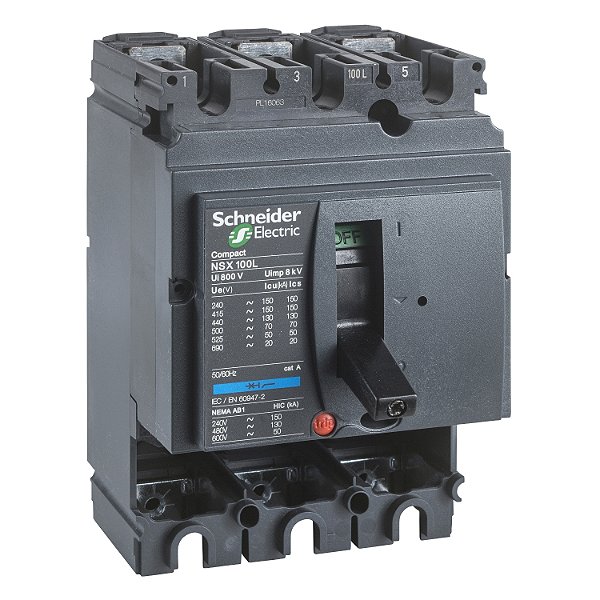 Estrutura Disjuntor Nsx100H Tripolar LV429004 SCHNEIDER