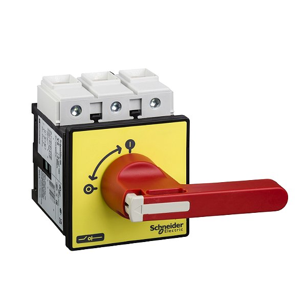 Interruptor Seccionador Vario 125A Manopla Vermelha/Amarela VCF5 SCHNEIDER