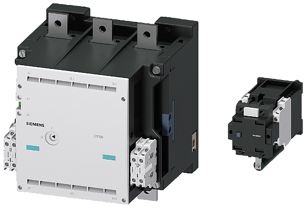 Contator A Vácuo CA-3e/CA-3 630 A 335 Kw / 400 V Ue 690V De 3 Polos Uc 24 V Cc Unidade Propulsora Convencional Com Resistor Em Série Incorporado Com Contato Inversor 3TC4417-4A Conexão De Corrente Contínua De Baixo Consumo 3TF6833-1DB4 Siemens