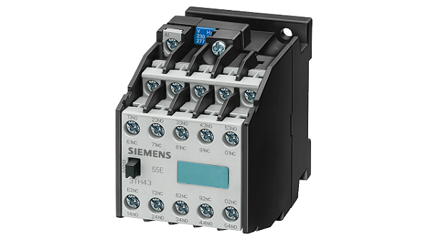 Contator Auxiliar 100E En 50011 10 Na Terminais Com Parafuso Acionamento Em Ca 220V Ca 50/60Hz Contactor Auxiliar 3TH4 Para A Comutação De Sinais De Controlo No Circuito De Corrente De Comando Os Contatores Auxiliares Sirius 3TH4 3TH4310-0AN2 Siemens