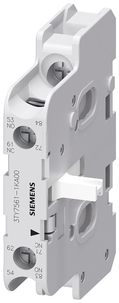 Bloco De Interruptor Auxiliar Para Tamanho 3 12 2 Bloco De Interruptor Auxiliar Esquerda Ou Direita 3TY7561-1KA00 Siemens