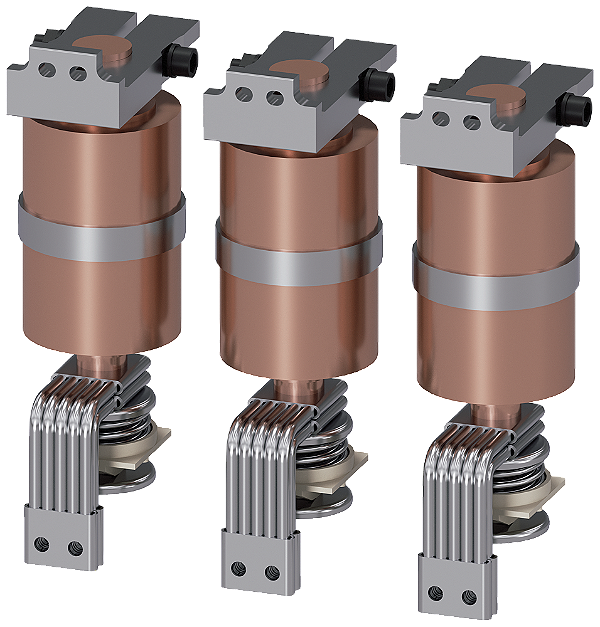 Tubos Comutadores De Vácuo Para 3TF68 - C 3TF68 - D 3TF68 - Q Composto De 3 Tubos De Vácuo Com Peças De Extensão 3TY7680-0B Siemens