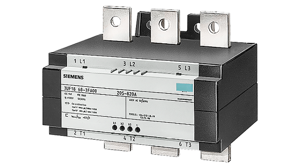 Transformador De 3 Fases Para Montagem Em Contator E Instalação De Funcionamento Individual 820 A / 1 A 0,1 Va 3UF1868-3GA00 Siemens