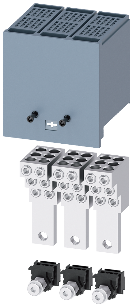 Borne De Conexão Para Condutor Circular TA2 5 6 X 1,5 35 mm² Para 6 Cabos 3 Peças Acessórios Para 3VA10/11 Disjuntores Compactos Sentron - Um Sistema Para Todas As Aplicações 3VA9113-0JF60 Siemens