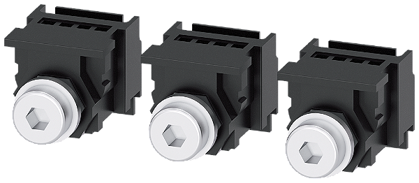 Conexão Roscada Plana De 3 Pçs Acessórios Para 3VA10/11 Disjuntores Compactos Sentron - Um Sistema Para Todas As Aplicações 3VA9113-0QA00 Siemens