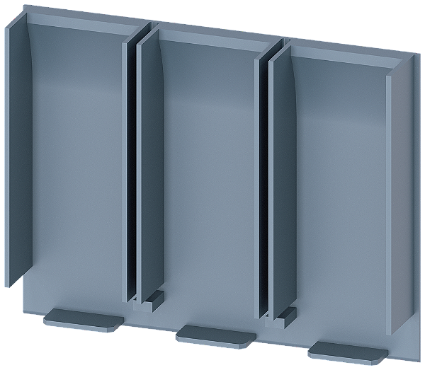 Placa De Isolamento Estendida De 3 Polos 1 Peça Acessórios Para 3VA51 Disjuntores Compactos Sentron - Um Sistema Para Todas As Aplicações 3VA9131-0WJ30 Siemens